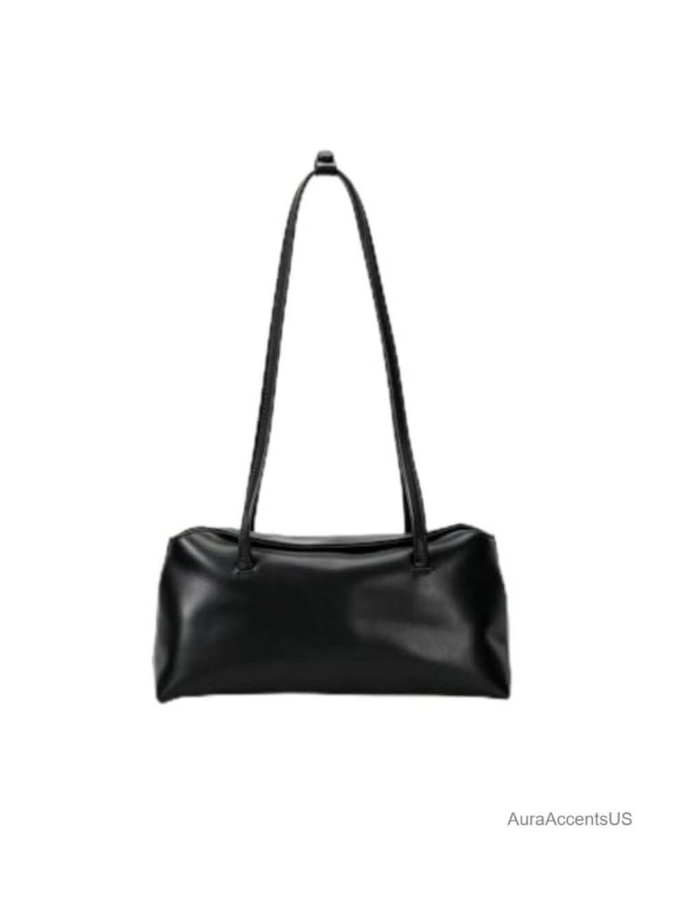 PU Leather Hobo Shoulder Bag Magnetic Flap Top Handle Satchel Purse